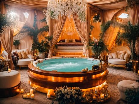 Premium Photo A Luxurious And Creative Highend Jacuzzi Inside A