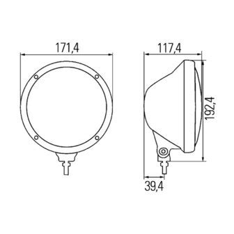 Hella Rallye 3003 Compact Halogeen Verstraler Zilver Helder 1F3 010