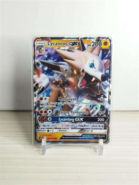 Jual Kartu Pokemon Tcg Indonesia Lycanroc Gx Rr Di Seller Syllogiid