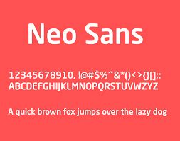 Neo Sans Pro: download for free and install for your website or Photoshop.