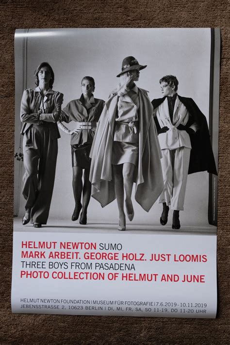 Exhibition Posters 2x Helmut Newton See Kommen Naked And See