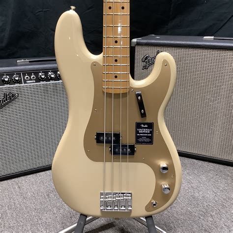 Fender Vintera Ii S Precision Bass Desert Sand Normans Rare