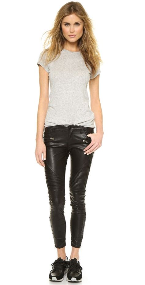 BLANKNYC Black Vegan Leather Moto Pants Shopbop