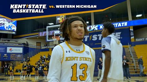 Kent State Men S Basketball Vs Western Michigan Youtube