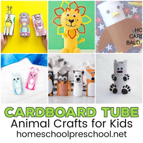 20+ Cardboard Tube Animals Kids Will Love Making