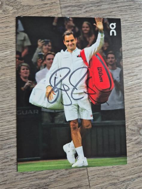 Autogrammkarte Roger Federer Originalunterschrift Kaufen Auf Ricardo