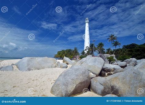 Lighthouse View at Lengkuas Island - Belitung Stock Image - Image of view, lengkuas: 177281065