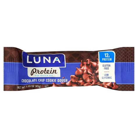 Luna Protein Chocolate Chip Cookie Dough Bar Shop Granola And Snack Bars At H E B