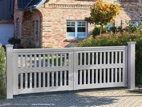 Wooden Driveway Gates, Garden Gate and Yard Gate painted white or ...