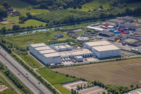 Luftbild Hamm Gebäudekomplex und Logistikzentrum auf dem Gelände der