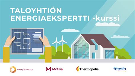 Taloyhtiön energiaeksperttikurssi Pohjanmaan maakunnat ja Pohjois Suomi