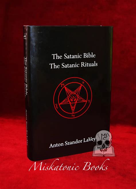 The Satanic Bible And The Satanic Rituals By Anton Szandor Lavey Two