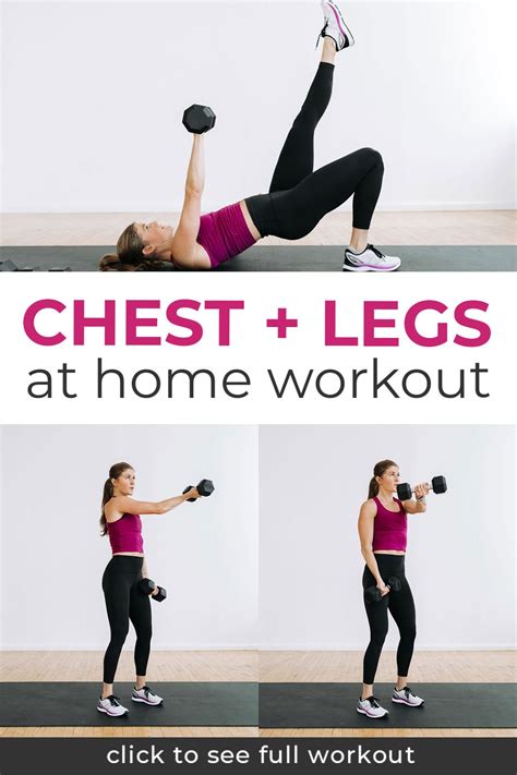 Minute Legs And Chest Workout Video Nourish Move Love