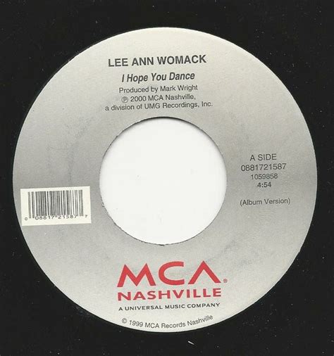 Lee Ann Womack I Hope You Dance Vinyl Records Lp Cd On Cdandlp