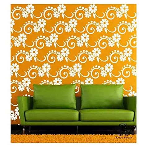 Buy Kayra Decor Swirl 16x24 Inch Wall Design Stencil Painting KHS396