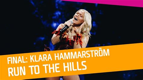 Melodifestivalen 2022 Klara Hammarström Run To The Hills