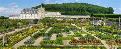 Les jardins potagers décoratifs du château de Villandry a photo on