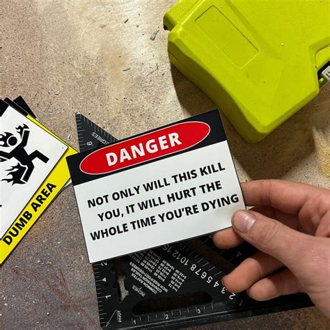 Funny Warning Labels Etsy