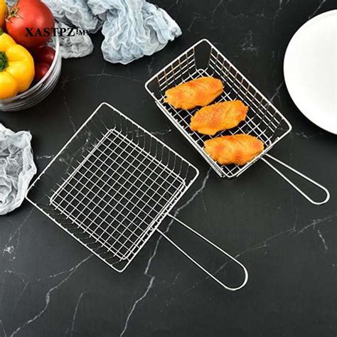 Wire Fry Basket Fries Basket Strainer Mesh French Fry Chips Basket