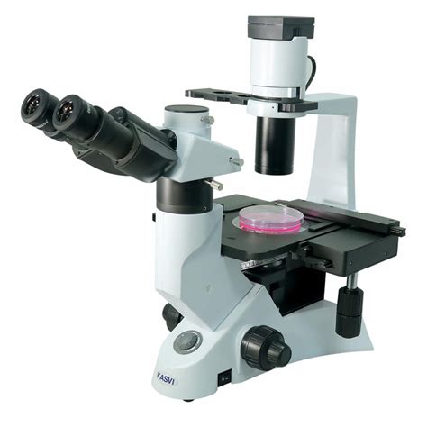 Microscópio Biológico Trinocular Invertido Kasvi