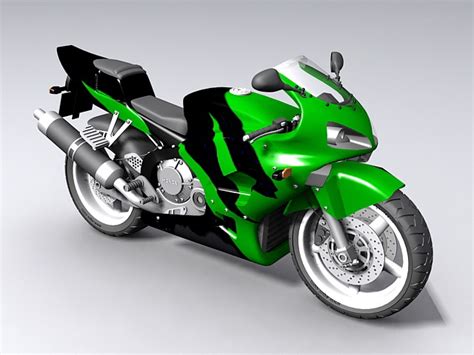 Honda Sport Bike 3D model Download for Free