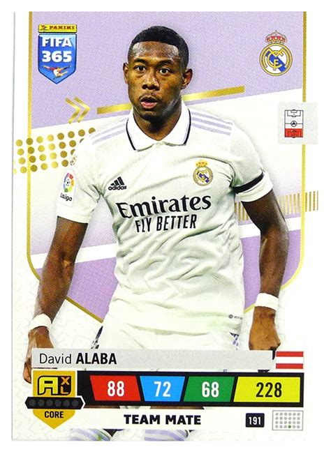 PANINI FIFA 365 2023 Karta Bazowa David Alaba 191 13935390347