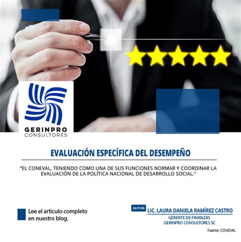 Evaluación Específica Del Desempeño Gerinpro Consultores