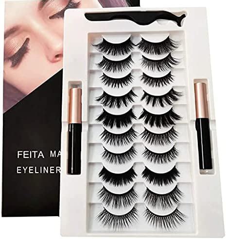 Amazon Sikkis Magnetic Eyelashes With Eyeliner Magnetic