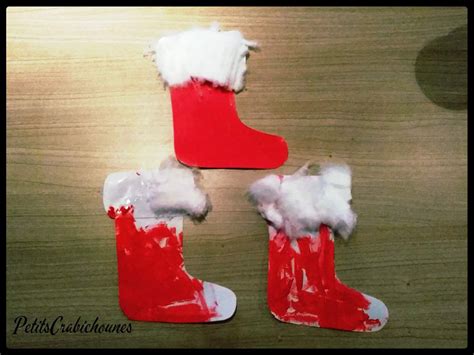 Bottes De No L Peinture Et Coton Theme Noel Christmas Stockings