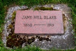 Anna Jane Hill Blake Homenaje De Find A Grave