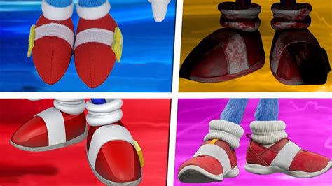 Sonic The Hedgehog Movie Choose Your Favourite Sonic Shoes Sonic Vs