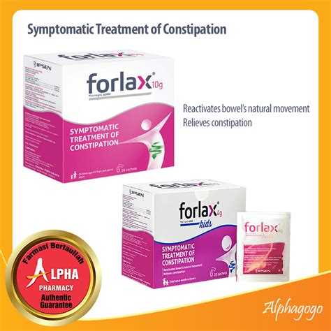 Forlax For Adult 10g Kid 4g Symptomatic Treatment Of Constipation