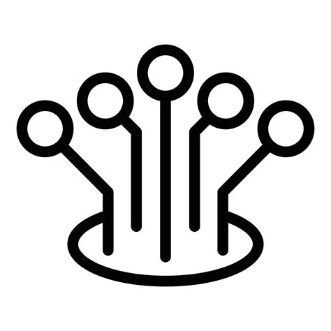 wire optic fiber icon outline vector cable internet  vector