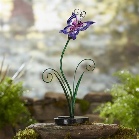 Solar Garden Butterfly Sculpture-Purple | Shop Your Way: Online ...