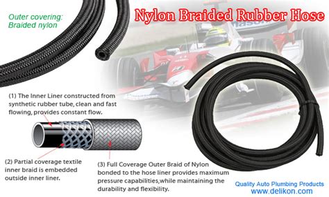 Nylon Braided Rubber Hose Racing Hose