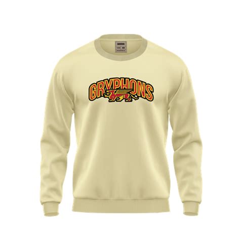 University Of Guelph Bookstore Youth Cream Gryphons Fleece Crewneck