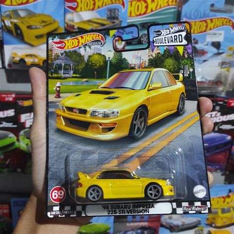 Jual Hot Wheels Premium Boulevard Subaru Impreza B Sti Version