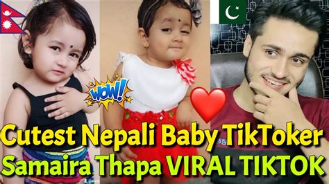 Pakistani React On Nepali Cutest Samaira Thapa Viral TIKTOK VIDEOS