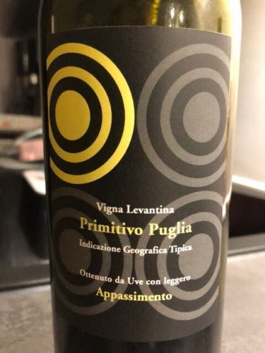 Tinazzi Cantine San Giorgio Vigna Levantina Appassimento Primitivo