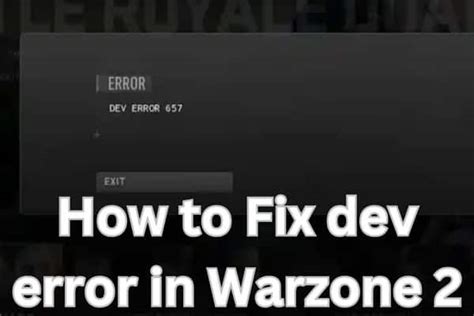 How To Fix Dev Error In Warzone 2 Avoid Warzone Crashing