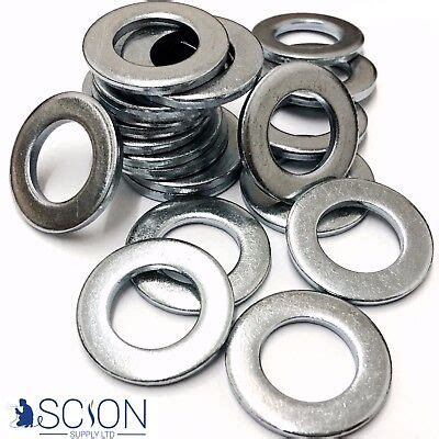 M3 M4 M6 M8 M10 M12 M16 M20 METRIC WASHERS STANDARD FORM A THICK BRIGHT