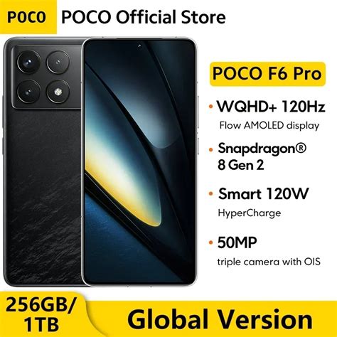 Tel Fono POCO F6 Pro Versi N Global Snapdragon 8 Gen 2 Versi N Global 6