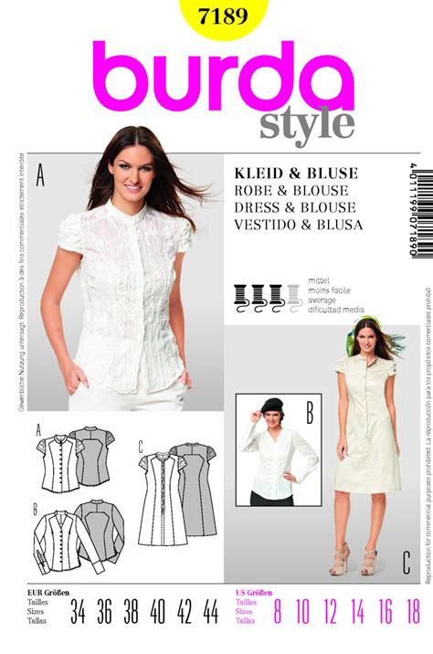 ilovesew burda    blouse