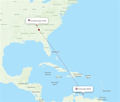 Flights From Chattanooga To Bonaire Cha To Bon Flight Routes