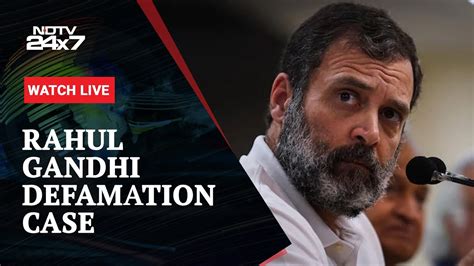 Modi Surname Case Setback For Rahul Gandhi In Defamation Case Ndtv 24x7 Live Tv Youtube