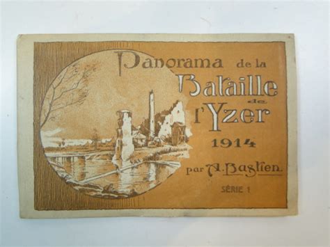 Panorama De La Bataille De L Yser 1914 Par Alfred Bastien Serie 1