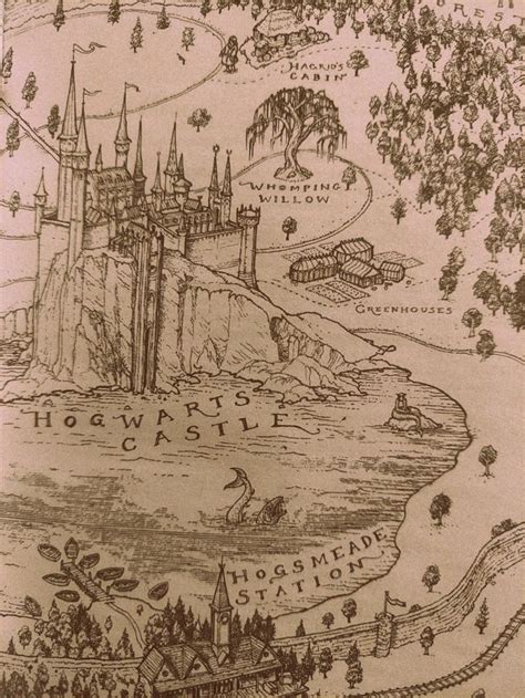 hogwarts map in 2024 | Harry potter poster, Harry potter drawings, Dark academia posters