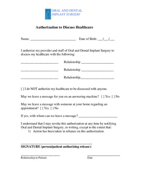 Fillable Online Oral Surgery Precertification Information Request Form