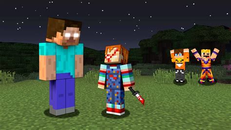 HEROBRINE SPOTKAŁ SIĘ z LALECZKĄ CHUCKY w Minecraft i STAŁO SIĘ TO