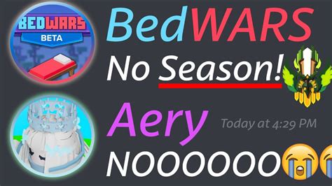 If Bedwars Delayed Season 4 Roblox Bedwars Youtube